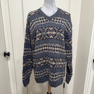 Vintage 90s American Eagle Outfitters Fair Isle/Nordic Sweater